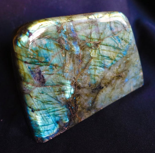 Labradorite Monolith 3.81 Pounds - Find Your True Self!